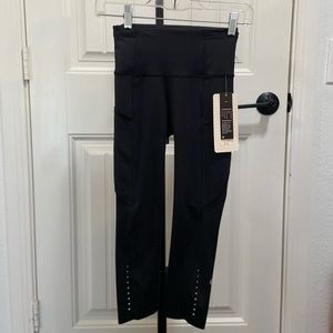 Lululemon Fast and Free Crop Black Size 2